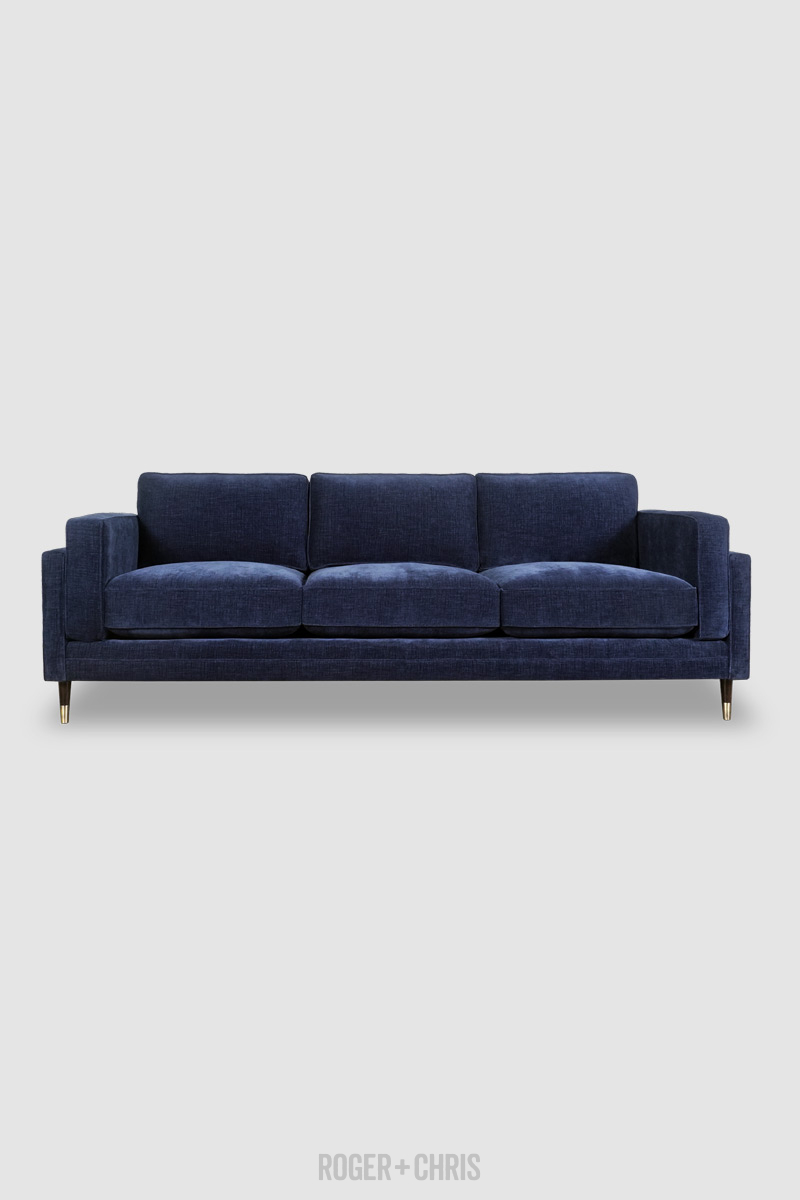 Coach Block Cushion Modern Sofa