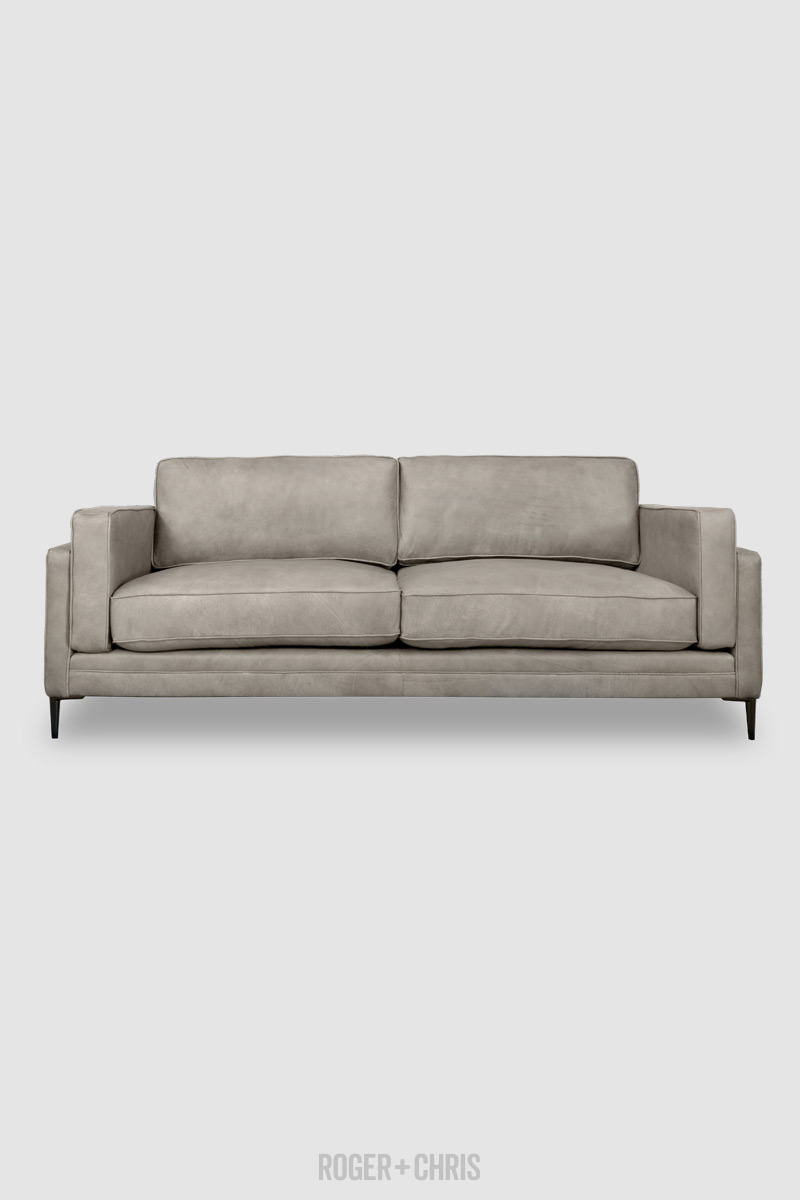 Coach Block Cushion Modern Sofa