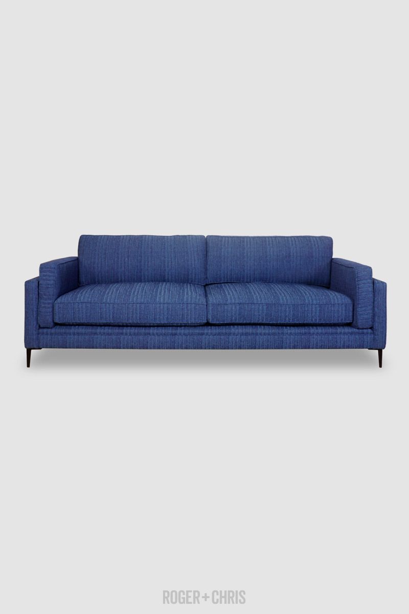 Coach Block Cushion Modern Sofa