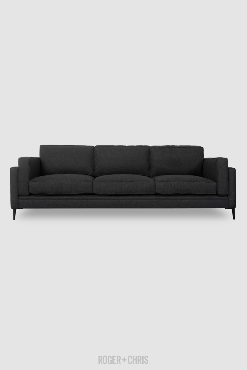 Coach Block Cushion Modern Sofa