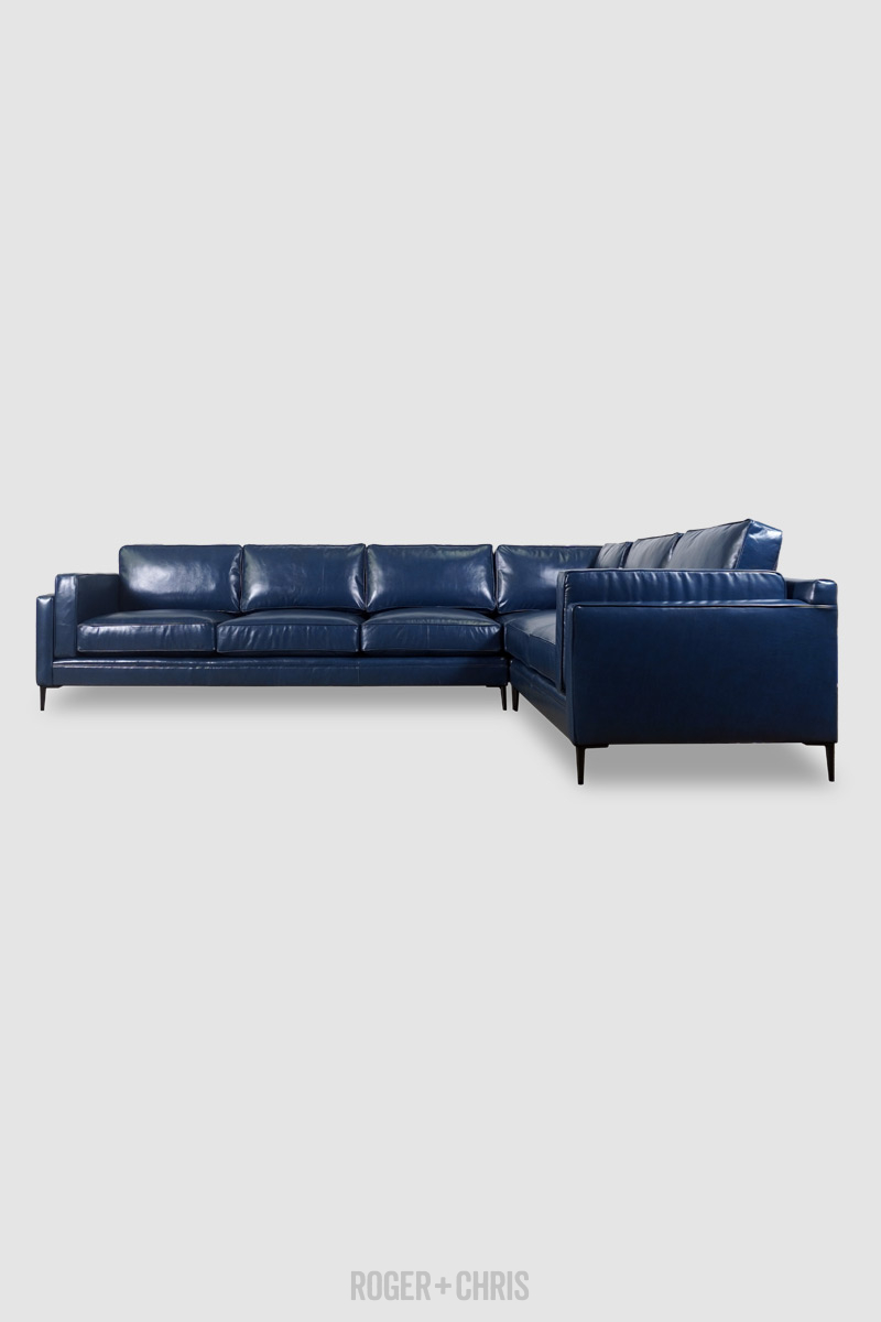 Coach Block Cushion Modern Sofa