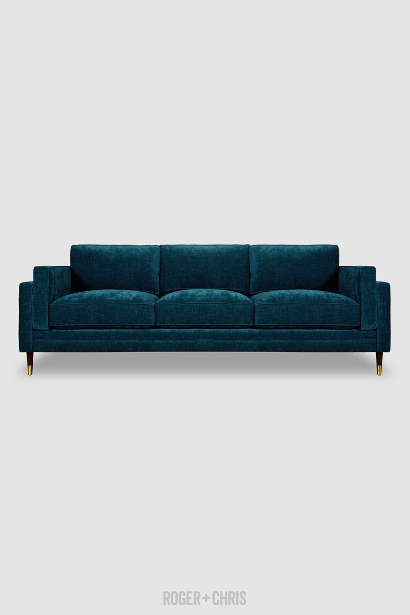 Coach Block Cushion Modern Sofa