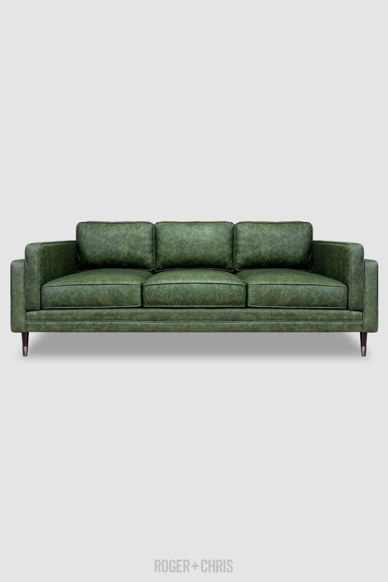 Coach Block Cushion Modern Sofa