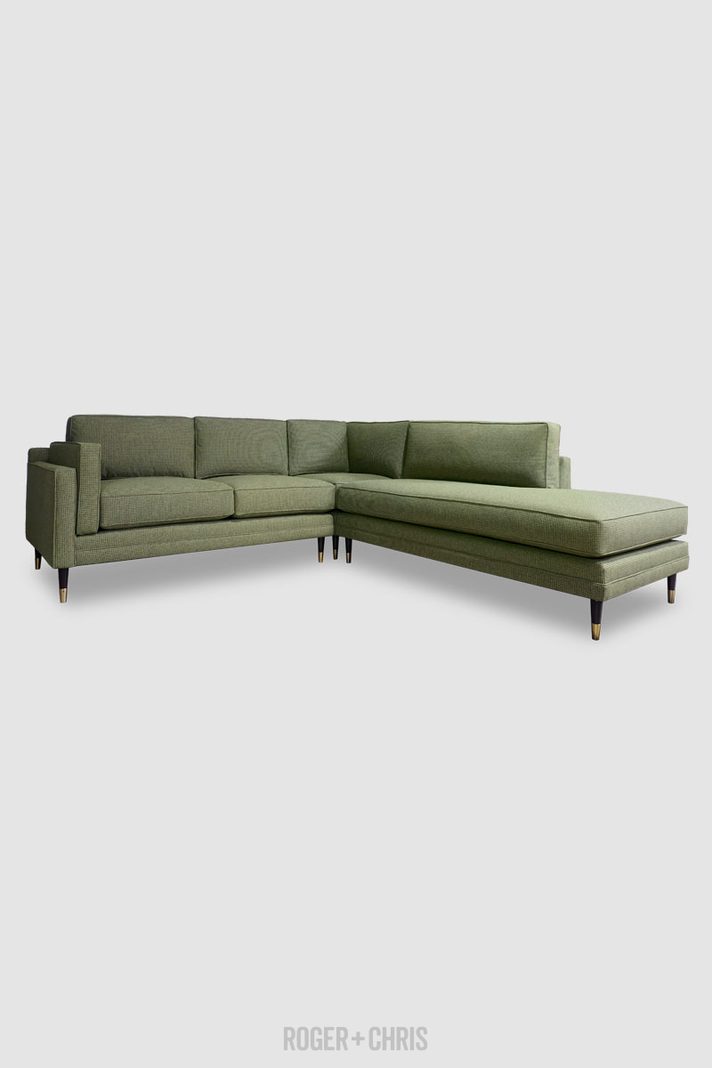 Coach Block Cushion Modern Sofa