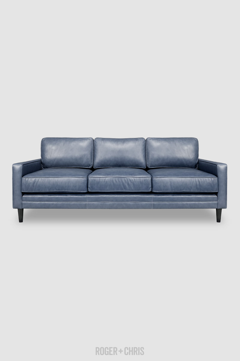 Coach Block Cushion Modern Sofa