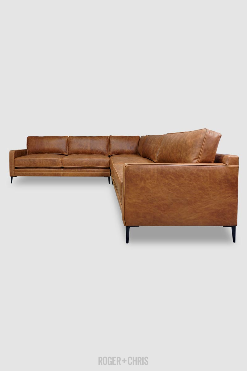 Coach Block Cushion Modern Sofa