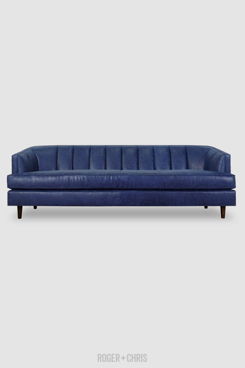 Cypress Deco Channel Tufted Sofa