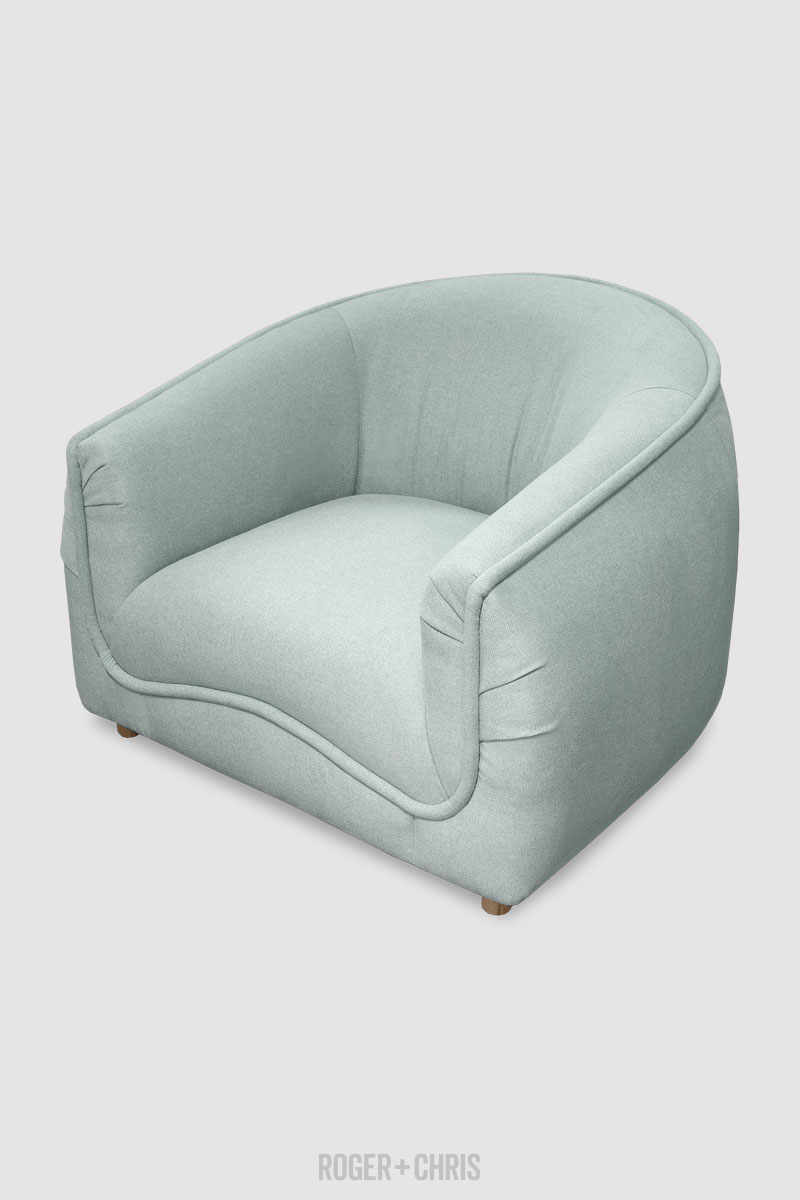 Buttercup Modernized Art Nouveau Armchair