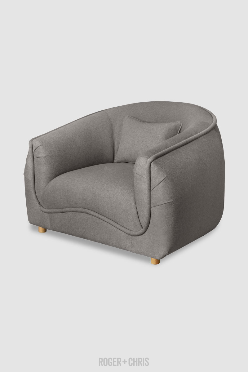 Buttercup Modernized Art Nouveau Armchair