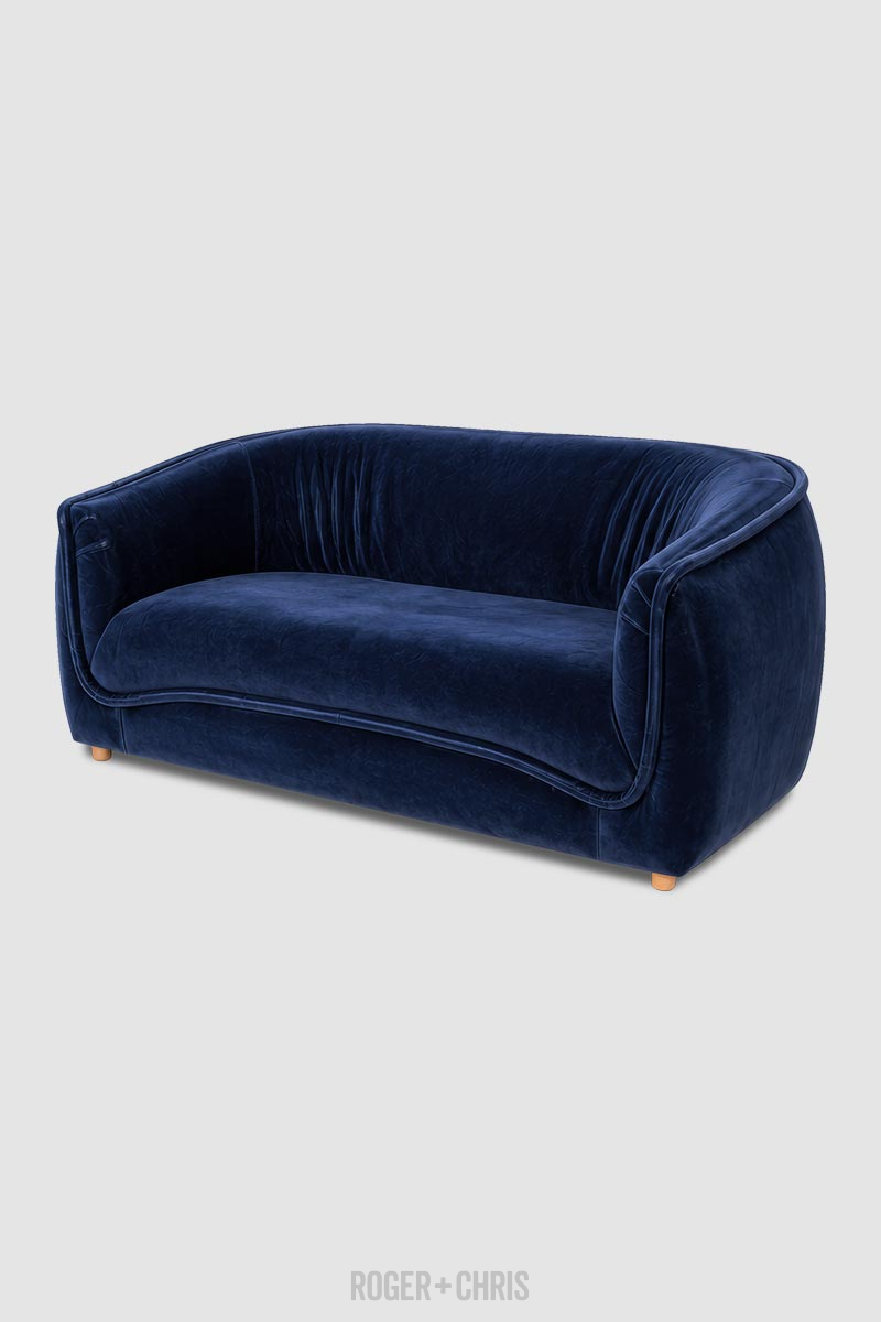 Buttercup Modernized Art Nouveau Sofa
