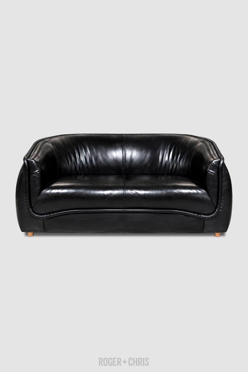 Buttercup Modernized Art Nouveau Sofa