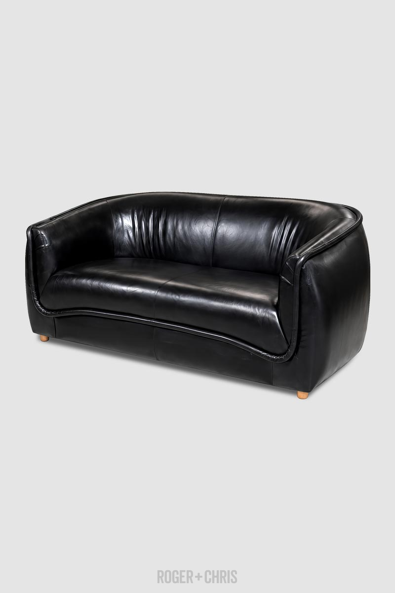 Buttercup Modernized Art Nouveau Sofa