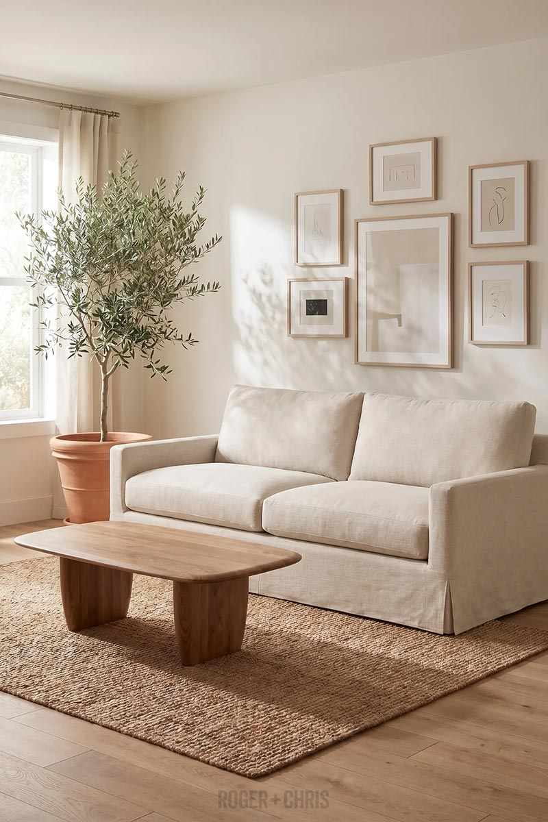 Willa Skirted Track Arm Sofa