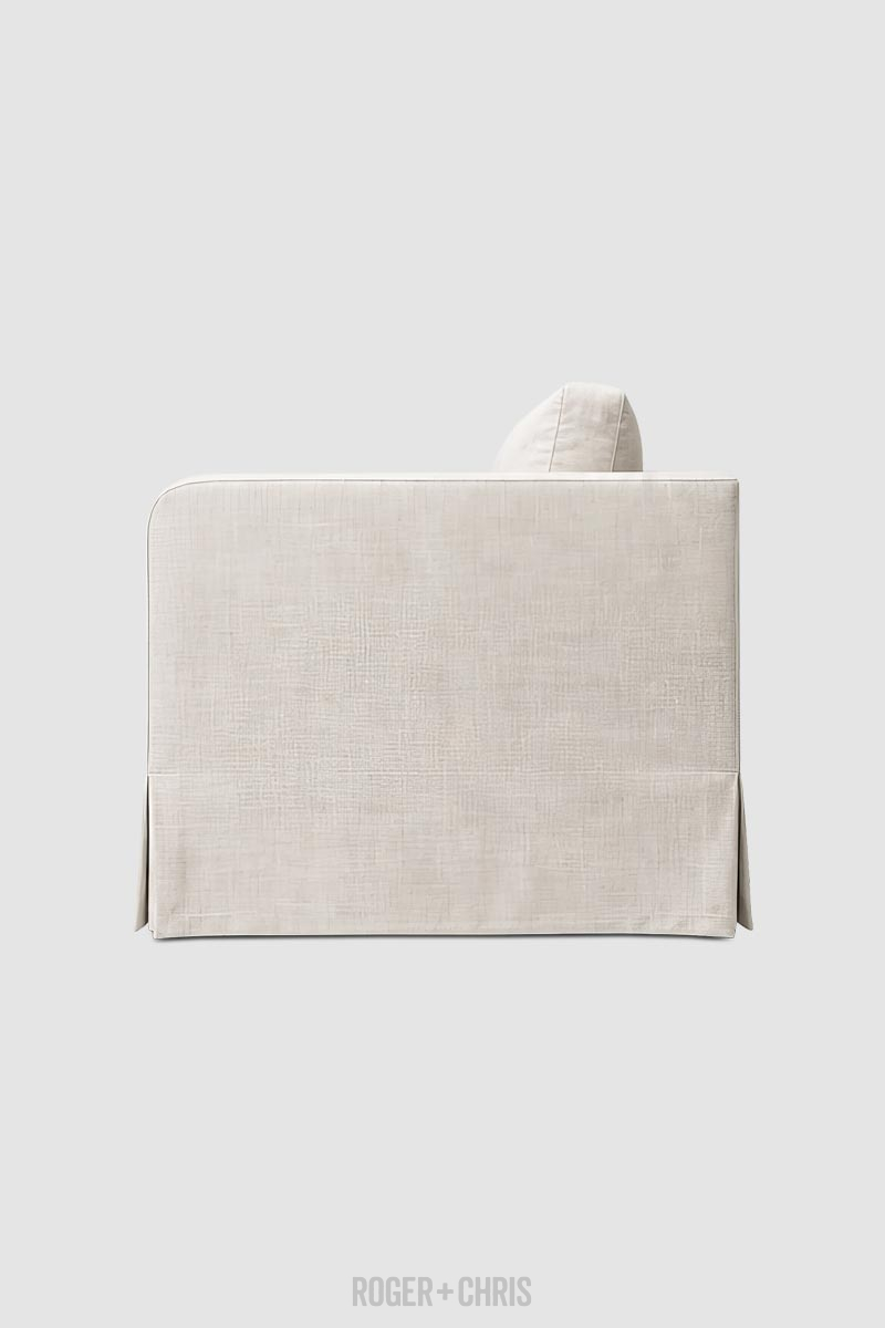 June Skirted Shelter Arm Sofa