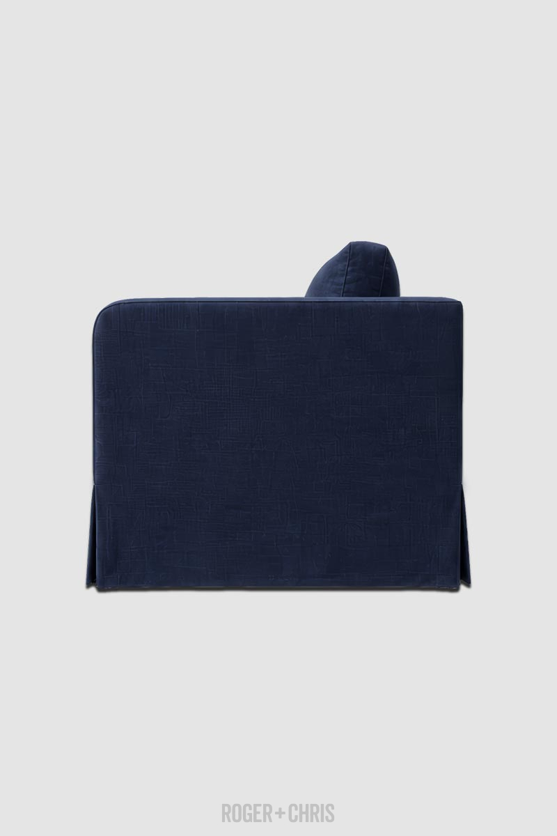 June Skirted Shelter Arm Sofa