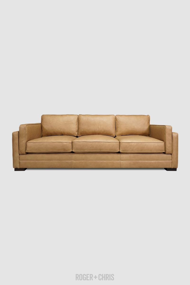 Head Coach Block Cushion Sofa