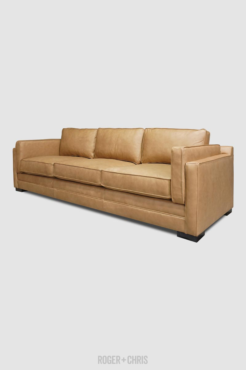Head Coach Block Cushion Sofa