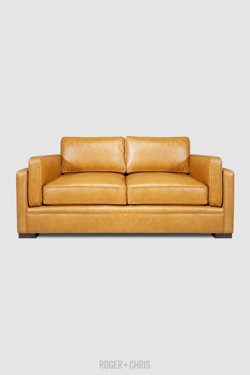 Head Coach Block Cushion Sofa