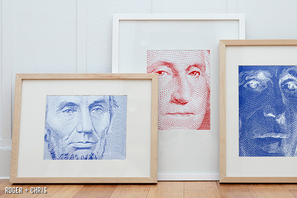 Artwork from currency