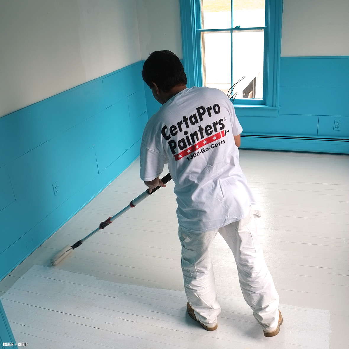 CertaPro paints the floors