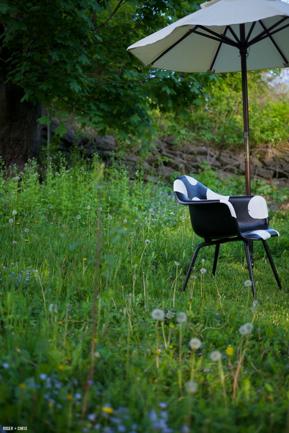 Roger's painted Eames chair.